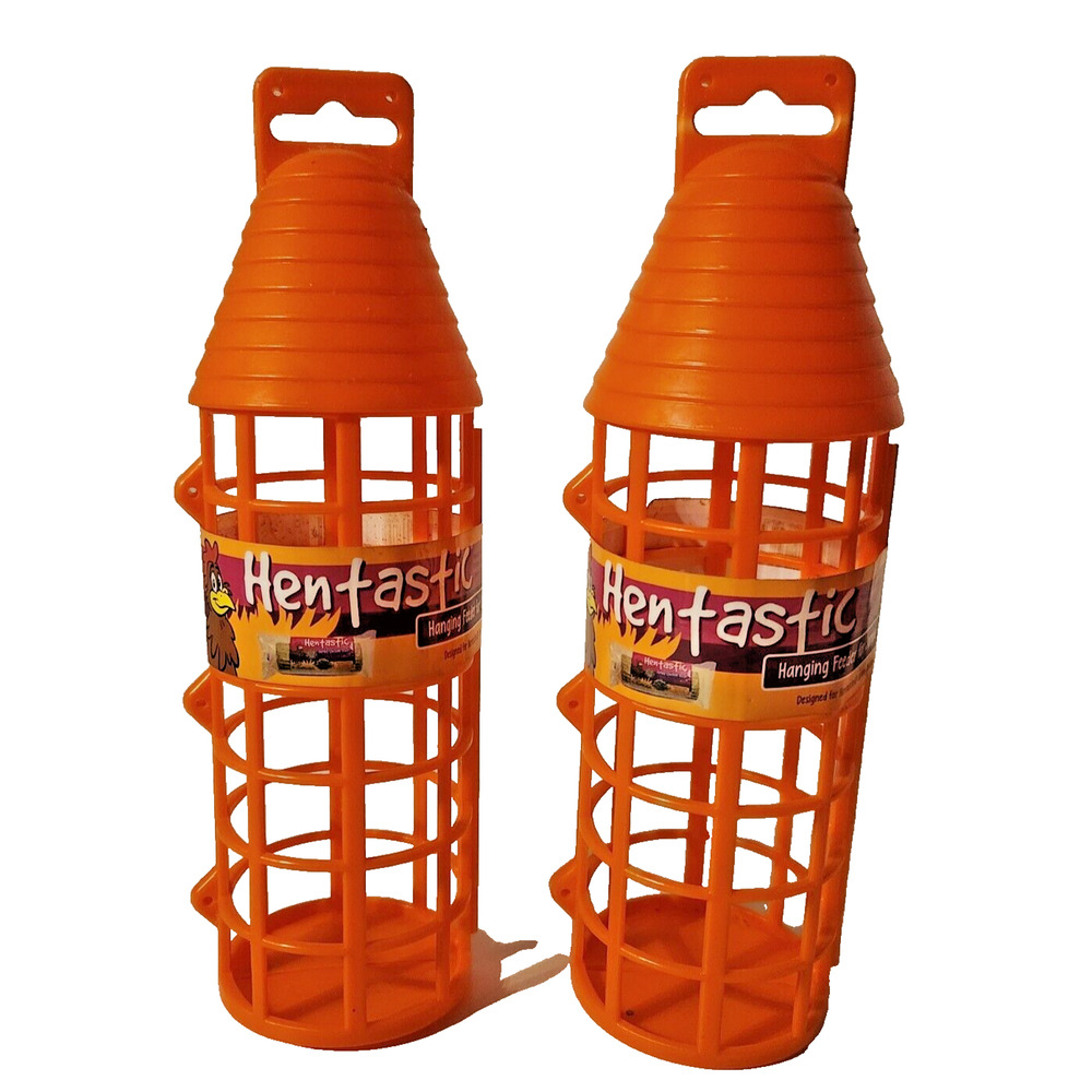 Hentastic Hanging Feeder for Jumbo Treats (2) for Chickens